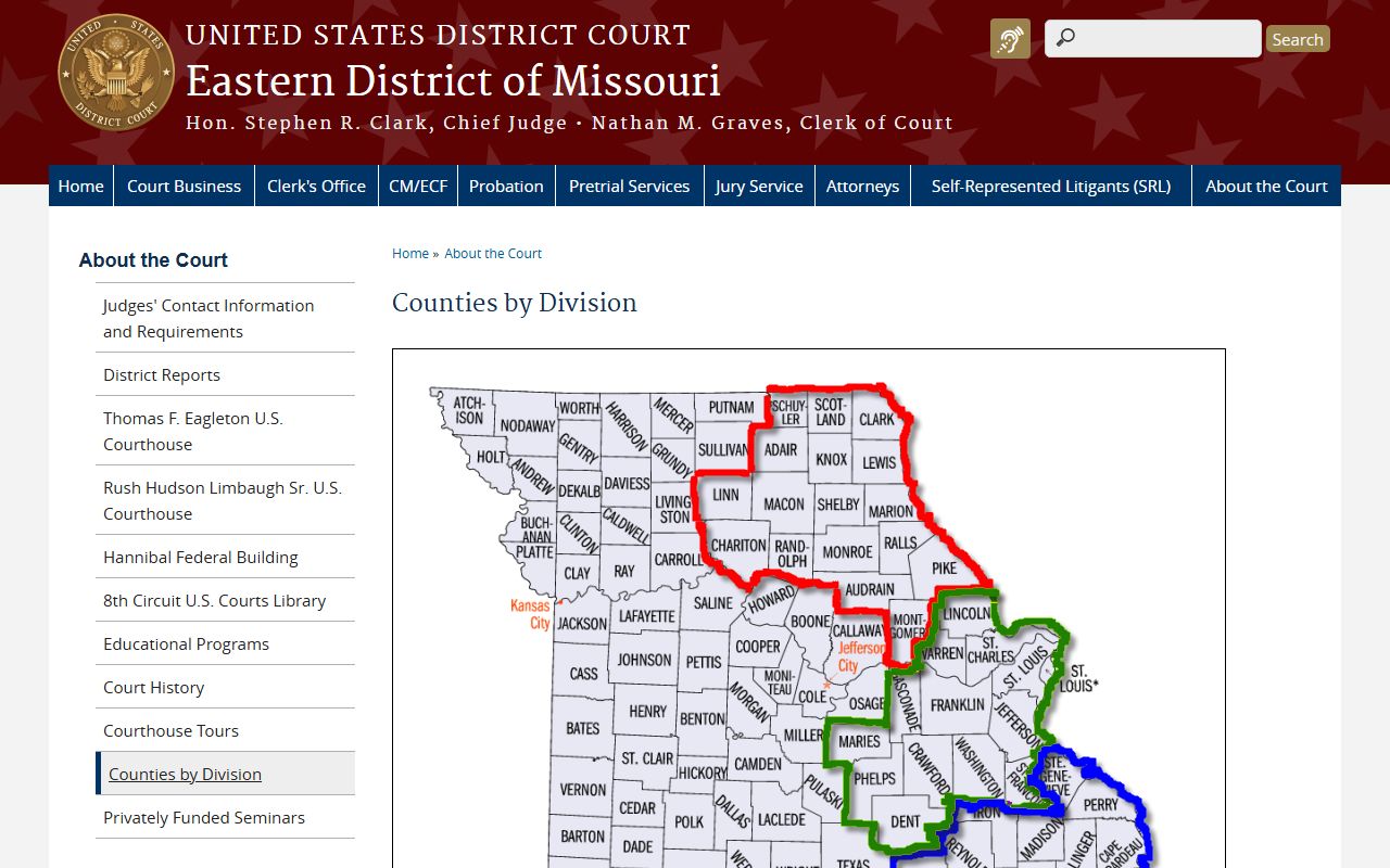 Knox County Circuit Court records federal district coverage