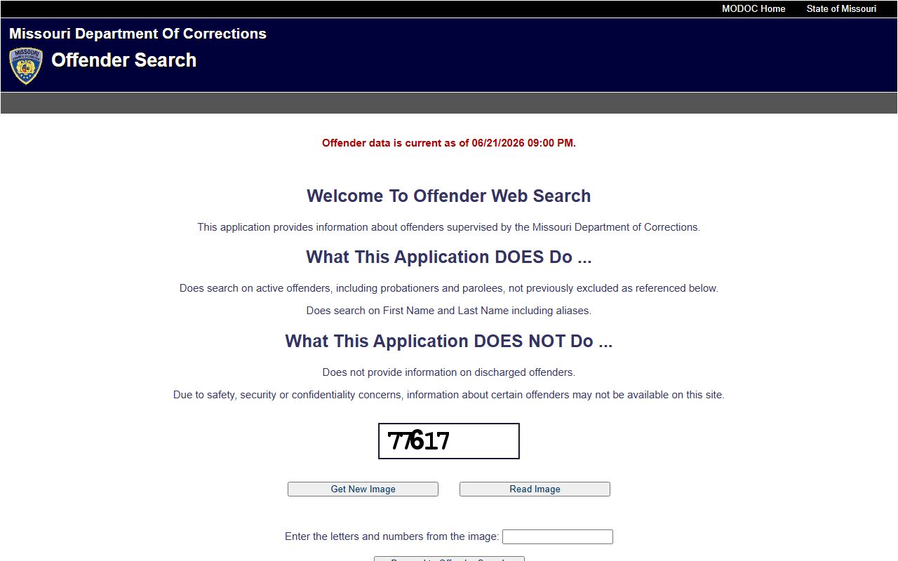 Knox County inmate search Missouri DOC Offender Search
